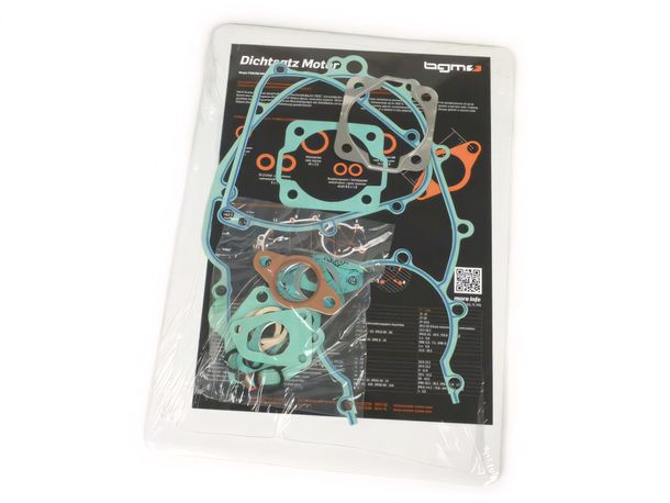 Set di guarnizioni motore in silicone BGM con O-ring per Vespa Smallframe V50, V90, V100, PV125, ET3, PK50-125, S, XL, XL2, ETS