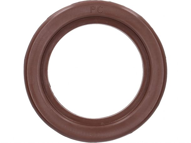 BGM tank cap FKM E10 resistant brown turned for Vespa PX (-1984), Sprint, GT, GTR, Rally, Super, TS, VNA, VNB, VBA, VBB, T4, GS150 (VS1-5), GS160, SS180 Wideframe V1-33, VN, VL, VM