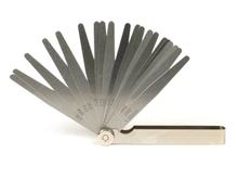 Galga de espesores universal 20 hojas, metal 0,05-1,00mm + 0,002-0,040 inch