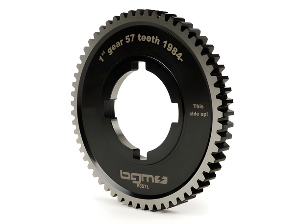 Cambio 1 BGM 57 denti, 1° marcia lungo per PX125-150 (1984-) T5 125cc Cosa125-150 LML Star, Stella125, 150 2T per tipo Lusso Vespa PX200 (1984-), Cosa200