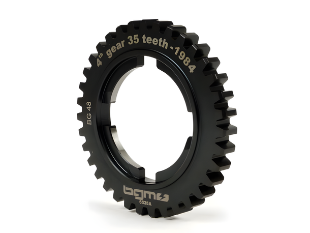 Gear 4 BGM 35 dientes, cuarta velocidad larga para PX125-150 1982-1984 para Vespa PX200 tipo antigua (-1984), Rally180,200