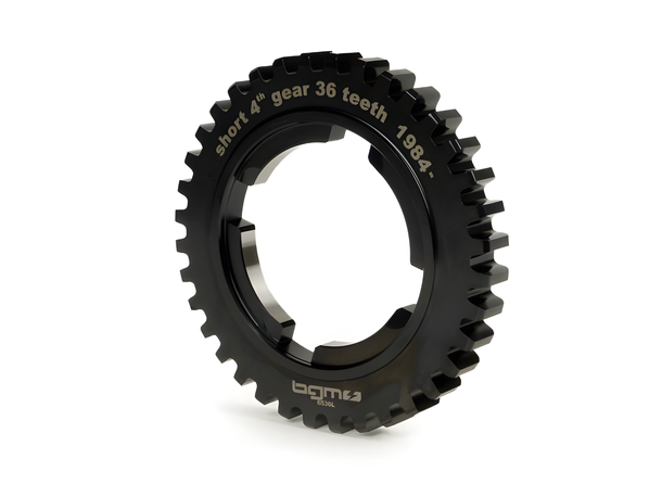 Gear 4 BGM 36 teeth, short 4th gear for PX200 from 1984, Cosa200 for type Lusso Vespa PX125-150 (1984-), T5 125cc, Cosa125-150, LML Star, Stella125, 150 2T
