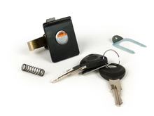 Gepäckfachschloss BGM schwarz für Vespa PX Lusso (ab Bj. 1984), T5 125ccm
