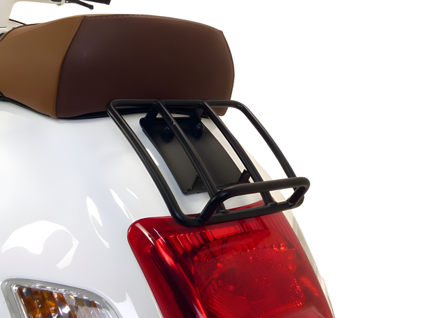 Moto Nostra rear Sprint Rack matt black for Vespa GT, GTL, GTV, GTS, GTS Super, GT60 - 125-200-250-300ccm