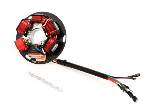Placa base de silicona BGM Stator Ignition HP V2.5, 7 cables para Vespa PX antigua con batería 1982-1984