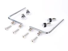 Halter Moto Nostra für Windschutzscheibe chrom 340x105mm für Vespa PX80, PX125, PX150, PX200, T5 Classic, LML 125, 150 Star, Stella