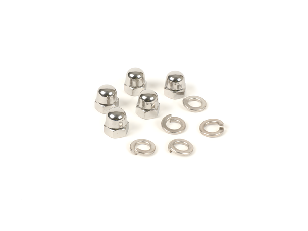 Juego de tuercas BGM para llanta Vespa (tipo PX) de acero inoxidable M8 SW = 13 mm