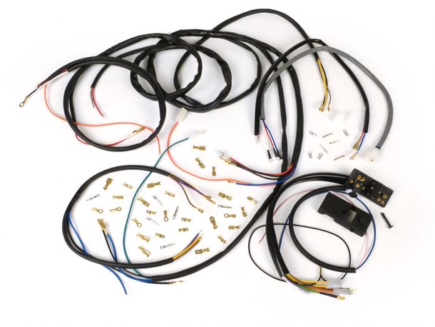 BGM conversion harness set for Vespa AC conversion to Vespatronic for Vespa Smallframe V50 Special