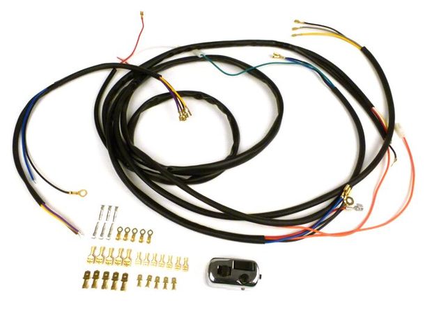 BGM conversion harness set for Vespa AC conversion to Smallframe and Largeframe electronic ignition
