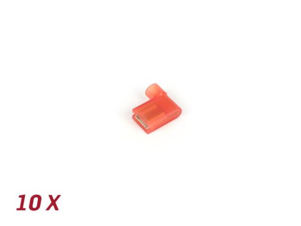 Kabelschuh BGM Flachsteckhülse 90° Winkel 6,3mm Ø 0,75-1,5mm²