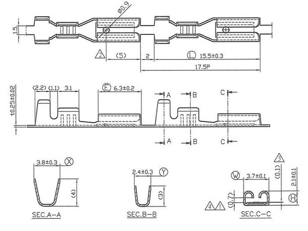 BGM 2,8 mm Ø 0,5-1,0 mm² DIN 18201