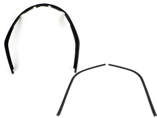 Moto Nostra Notte black matt edge protection set for Vespa Primavera (2013-), Vespa Sprint (2013-)
