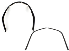 Kantenschutz-Set Moto Nostra Notte schwarz matt für Vespa Primavera (2013-), Vespa Sprint (2013-)