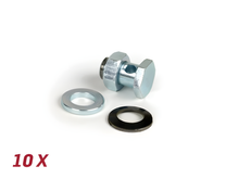 Klemmschraube Bremszug BGM 10 Stück hinten für Vespa V50, 50N, PV125, ET3, PK S, PK XL1, PK XL2, ETS, VNA, VNB, VBA, VBB, Super, GL, GT, GTR, TS, Sprint, GS, SS, Rally, PX