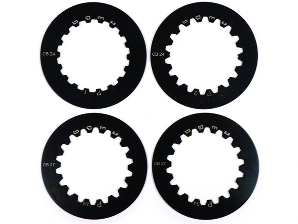 BGM position 3+4 clutch steel plate set without 1.5mm notch for Vespa Cosa2, PX (from 1995)
