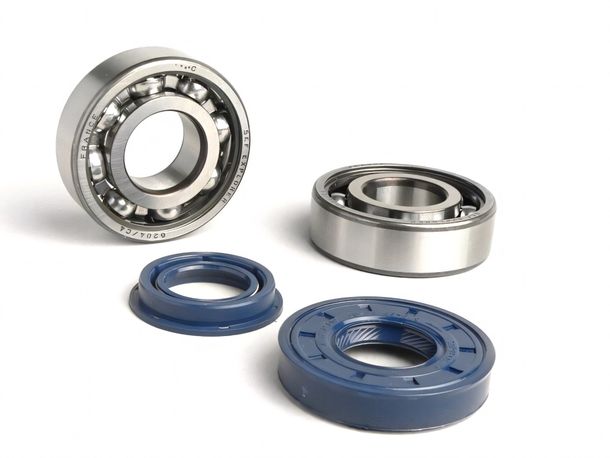 Kit cuscinetti Set guarnizioni albero BGM per gabbia metallica SKF 6204/C4 Minarelli 50cc