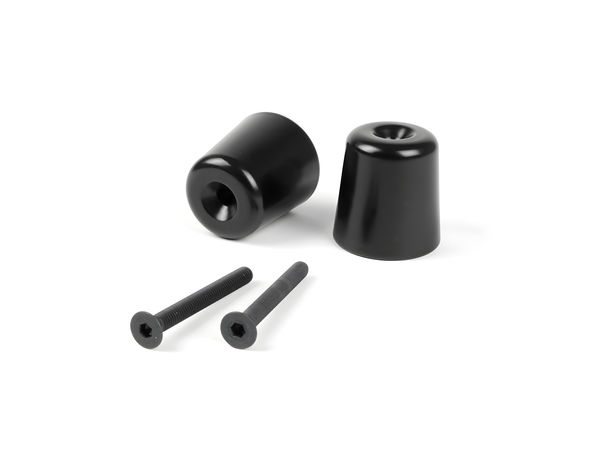 Set pesi manubrio Moto Nostra 282g nero opaco per Vespa GT, GTL 125-200, GTS 125-300, GTV 125-300, Aprilia Scarabeo 400, 500, SR Max 125-300, Gilera GP 800, Nexus 125-500, Piaggio Beverly 125-500, X10 125