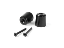 Lenkerendengewichte-Set Moto Nostra Vibrationsdämpfer 282g schwarz matt für Vespa GT, GTL 125-200, GTS 125-300, GTV 125-300, Aprilia Scarabeo 400, 500, SR Max 125-300, Gilera GP 800, Nexus 125-500, Piaggio Beverly 125-500, X10 125
