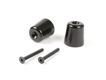 Kit d'embouts de guidon Moto Nostra, noir brillant, pour Vespa GT/GTL 125-200/GTS 125-300/GTV 125-300/Aprilia Scarabeo 400/500/SR Max 125-300/Gilera GP 800/Nexus 125-500/Piaggio Beverly 125-500/X10 125