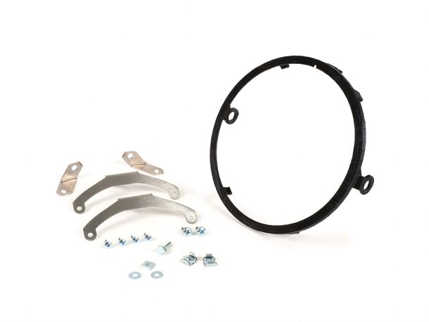 Kit de cadre de montage Moto Nostra pour phares LED HighPower Ø 143 mm (5,3,4 pouces) à monter dans le boîtier de direction pour Vespa PX, LML Star, Stella