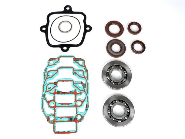 Motorrevisions-Set BGM FKM / E10 beständig für Piaggio 125-180ccm AC / LC 2-Takt Aprilia SR125, Gilera Runner FX / FXR 125-180, Italjet Dragster 125-180, Piaggio SKR125, SKR150, TPH125, Skipper125, Skipper150