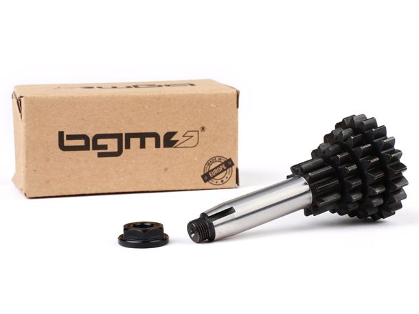 Nebenwelle BGM 10-14-18-21 Zähne, kurzer 4.Gang für Sport Vespa V50, PV125, ET3, PK50, PK80, PK125 S-XL
