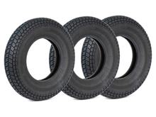 3x Reifen BGM 3.50-8, 46P TT reinforced für Felgen mit Schlauch
