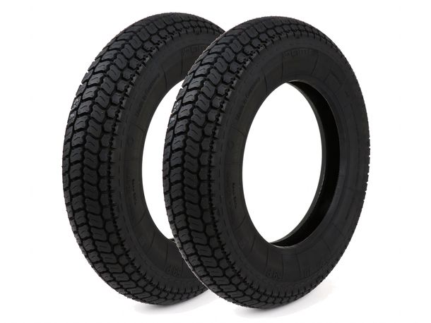 2x Pneumatici rinforzati BGM Classic 3.50 10 pollici TT 59P 150 km/h per cerchi con camera d'aria