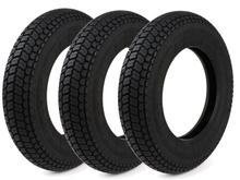 3x Pneumatici rinforzati BGM Classic 3.50 10 pollici TT 59P 150 km/h per cerchi con camera d'aria