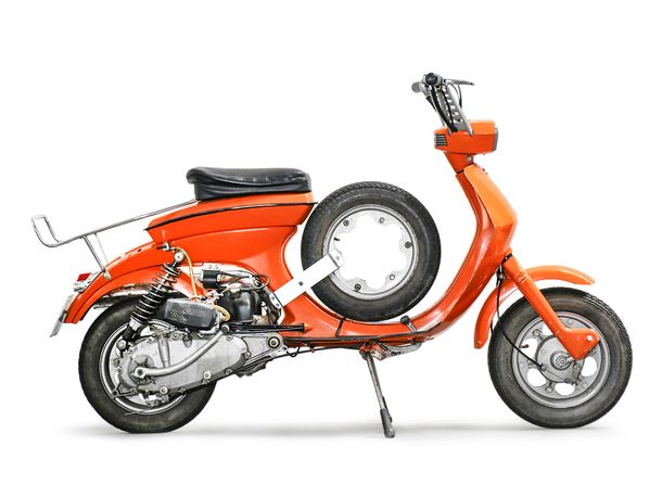 BGM verzinkte reservewielhouder voor Lambretta Lui, Luna, Vega, Cometa
