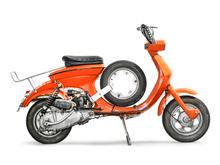 Reserveradhalter BGM Durchstieg verzinkt für Lambretta Lui, Luna, Vega, Cometa