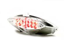 BGM clear glass rear light 15 LED with turn signal function for Peugeot Speedfight2