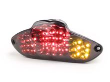 Feu arrière à LED en verre transparent BGM avec fonction de clignotement pour Gilera Runner (à partir de 2006), DNA