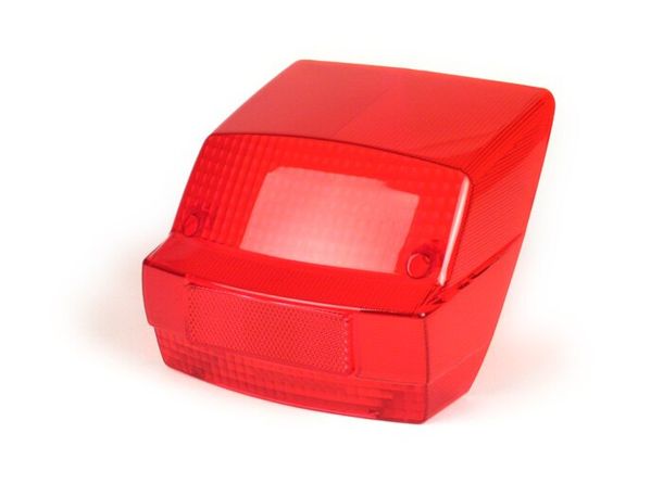 Moto Nostra rear light lens with approval, red for Vespa PX old (-1984)
