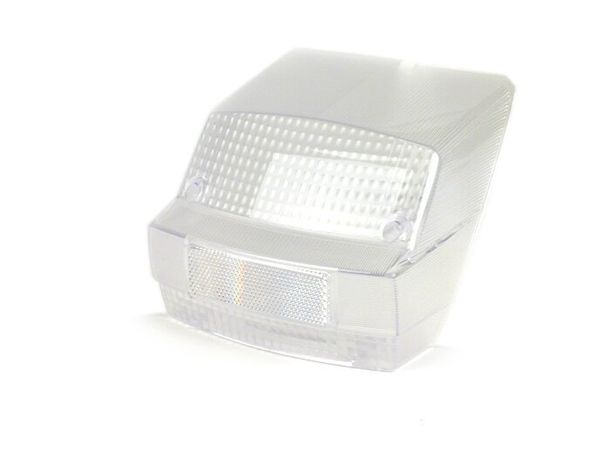 Rücklichtglas Moto Nostra mit Zulassung, weiß für Vespa PX alt (-1984)
