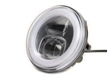 Scheinwerfer Moto Nostra 12V LED HighPower Ø 120mm 12V DC mit Zulassung für Lambretta LI, TV (Serie 1-3), Jet, Vespa SS50, SS90, PV125, ET3, Super, VNB, VBA, VBB, GS150, GS3, GS160, GS4 (VSB1T)