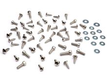 Kit de vis de carénage BGM, chromé pour Yamaha Aerox (YQ50, L, 2 temps), MBK Nitro (YQ50, L, 2T)