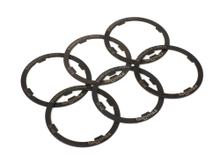Set anelli da spalla BGM 0,90-1,40 mm+0,0, 0,04 mm, 6 pezzi per Vespa Smallframe V50, PV125, ET3, PK, Largeframe PX Lusso (1984-), Cosa, T5 125cc
