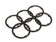 Schulterring Set BGM 2,00-2,50mm+0,0, 0,04mm, 6 Stück für Vespa Largeframe VNA, VNB, VBA, VBB, GL, Sprint, GT, GTR, TS, Rally, PX alt (-1984)