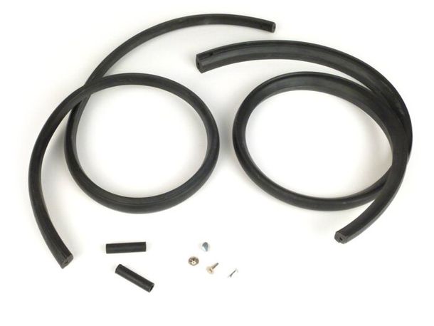 BGM black side panel rubber set for Vespa PX, Vespa T5 125cc