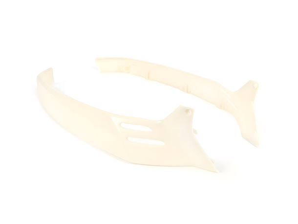 Juego de paneles laterales Moto Nostra, imprimados sin pintar para Vespa GTS 125, GTS 250, GTS 300, GTS Super 125, GTS Super Sport 125, GTS Super Sport 300, GTV 125, GTV 250, GTV 300