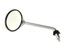 Specchietto retrovisore Moto Nostra M8x1.25 destro o sinistro, cromato per Piaggio LX50 (ZAPC381, ZAPC383, ZAPC387), LX125 (ZAPM441, ZAPM443, ZAPM681), LX150 (ZAPM444), S50 (ZAPC386), Piaggio Liberty 50 (ZAPC42, ZAPC49), Liberty 125
