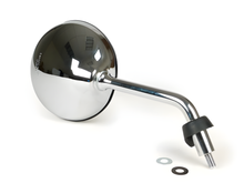 Spiegel Moto Nostra Shorty M8x1,25 links, Chrom Optik für Piaggio LX50, LX125, Liberty 50-125