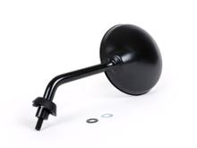 Espelho Moto Nostra Shorty direito / esquerdo, preto fosco para Vespa GTS 125-250-300, GTL 125