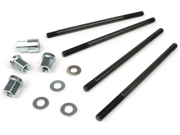 BGM M8x165 mm stud bolt set including cylinder head nuts for Lambretta LI, LIS, SX, TV (series 2-3), DL, GP