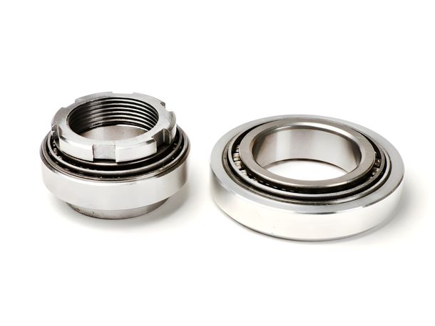 Steuersatz BGM oben + unten Lenkkopflager komplett Set 4-teilig Kegelrollenlager für Piaggio, Gilera, Vespa V50, 50N, PV, ET3, PK, PX, T5, Cosa, Rally, Sprint, Super, GS160, SS180