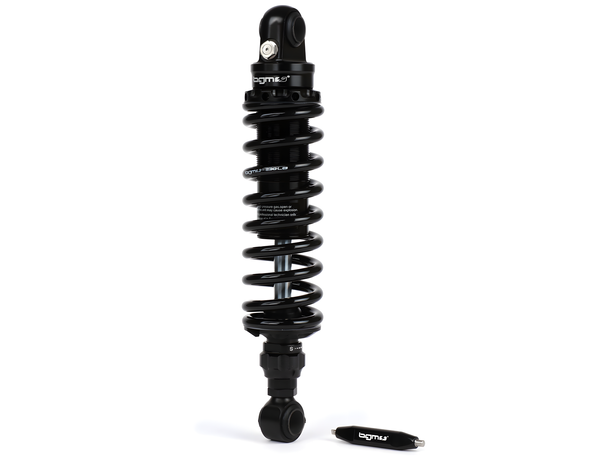 Stoßdämpfer BGM R12 V3 Black Edition RGS, 300-310mm, schwarz hinten für Lambretta LI LIS SX TV DL GP