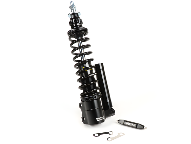 Amortiguador delantero BGM SC F16 Competition de 240 mm para Vespa GTS 125-300 (2013, 2017-2022), GTS SUPER 300 HPE, SuperSport 300, SUPERTECH 300 HPE, GT 125-200, GTL 125-200, GTV 125-300