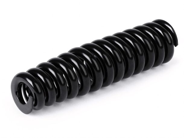Ressort d'amortisseur avant BGM 165 mm noir pour Vespa Rally180, Rally200, Sprint150, TS125, GT125, GTR125 Super