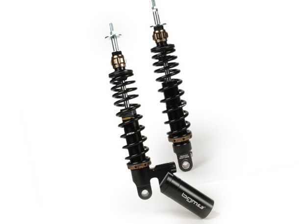 Stoßdämpfer-Set BGM hinten SC R12 Competition schwarz für Vespa GT, GTL, GTV, GTS 125-300, GTS Super 300 HPE, SuperSport 300, Supertech 300 HPE